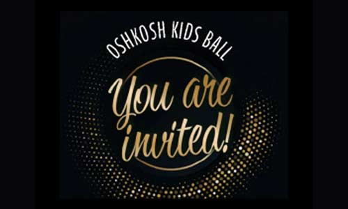 Oshkosh Kids Ball event graphic.